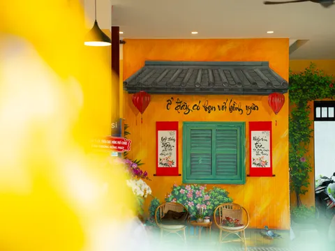 Photo corner at Pho Coffee 4