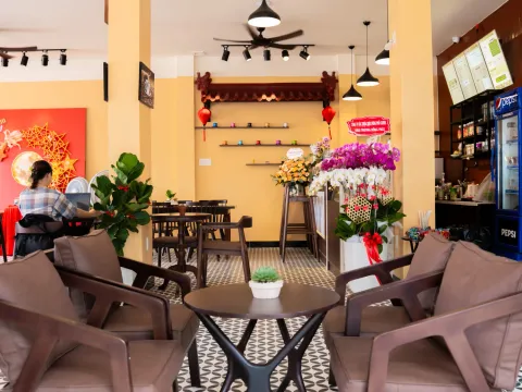 Photo corner at Pho Coffee 6