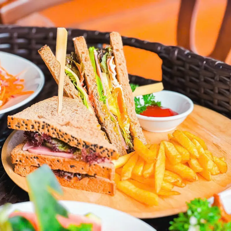 Dishes at The Sail restaurant