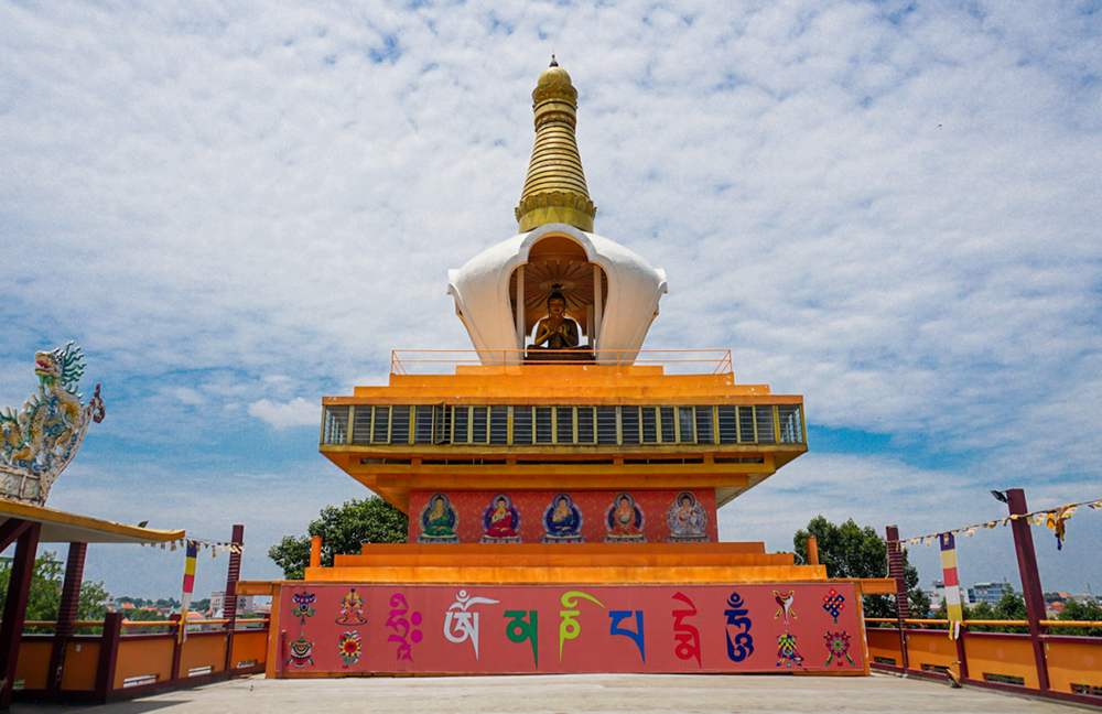 Bảo tháp Mandala cao đến 15m